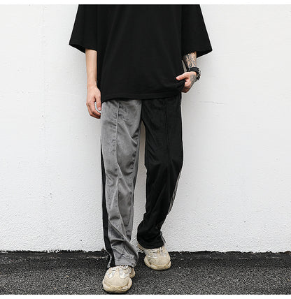 Half n Half Track Pants