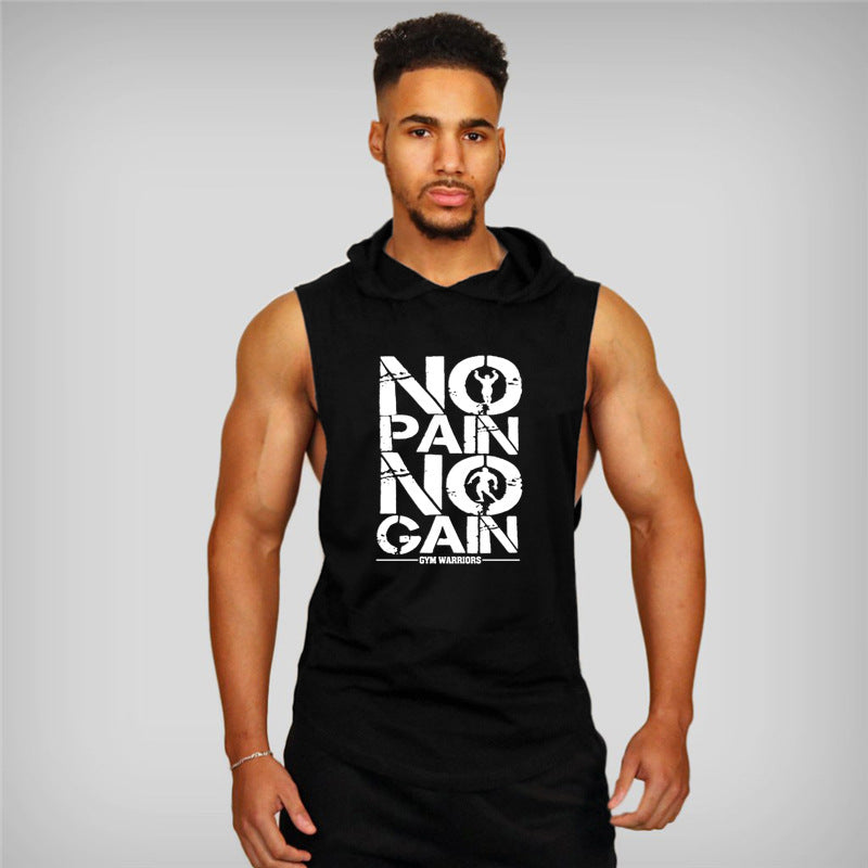 Small Round Neck Sports Training Men's Vest