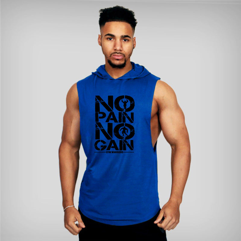 Small Round Neck Sports Training Men's Vest