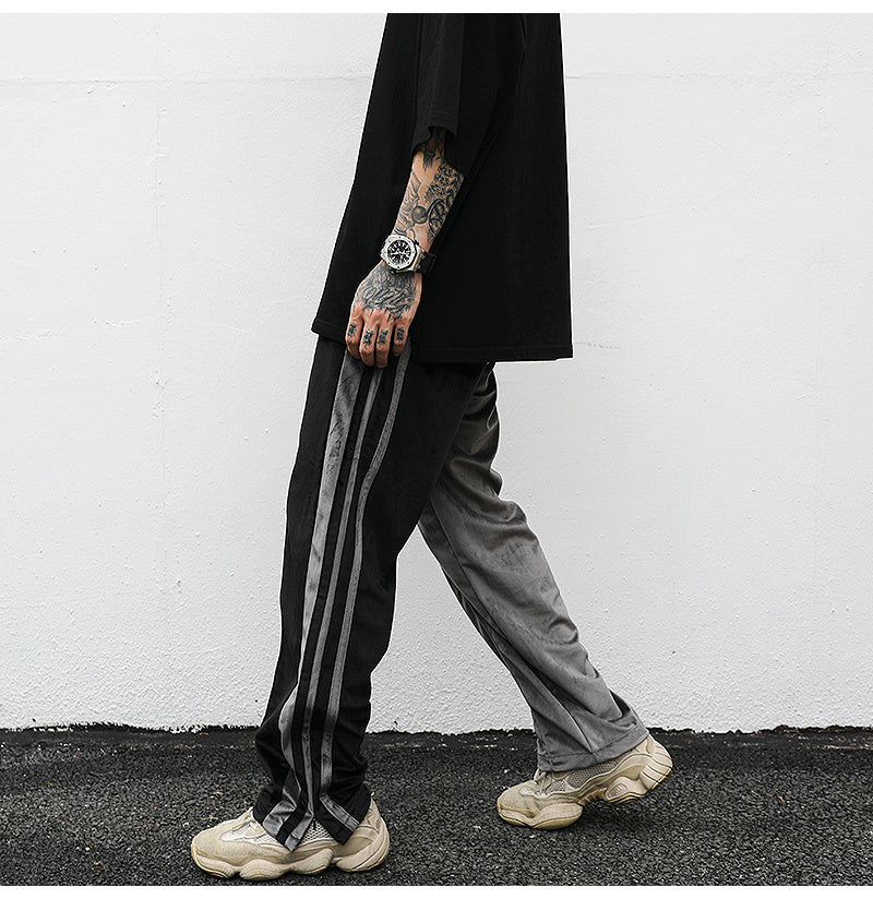 Half n Half Track Pants