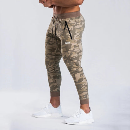 GITF Camouflage Quick drying jogging pants men