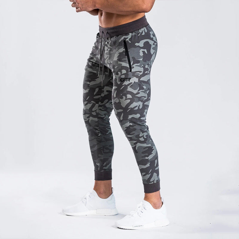 GITF Camouflage Quick drying jogging pants men